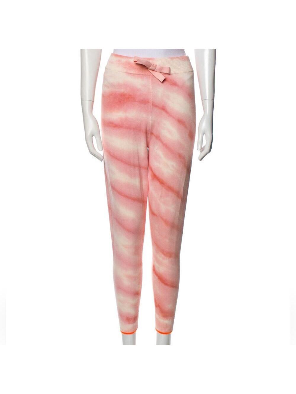 $170 Whisper by Brodie Rare Pink Tie Dye Sandstorm Joggers size M